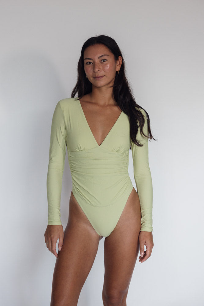 Malibu Surf Suit - Matcha – Sienna Swim