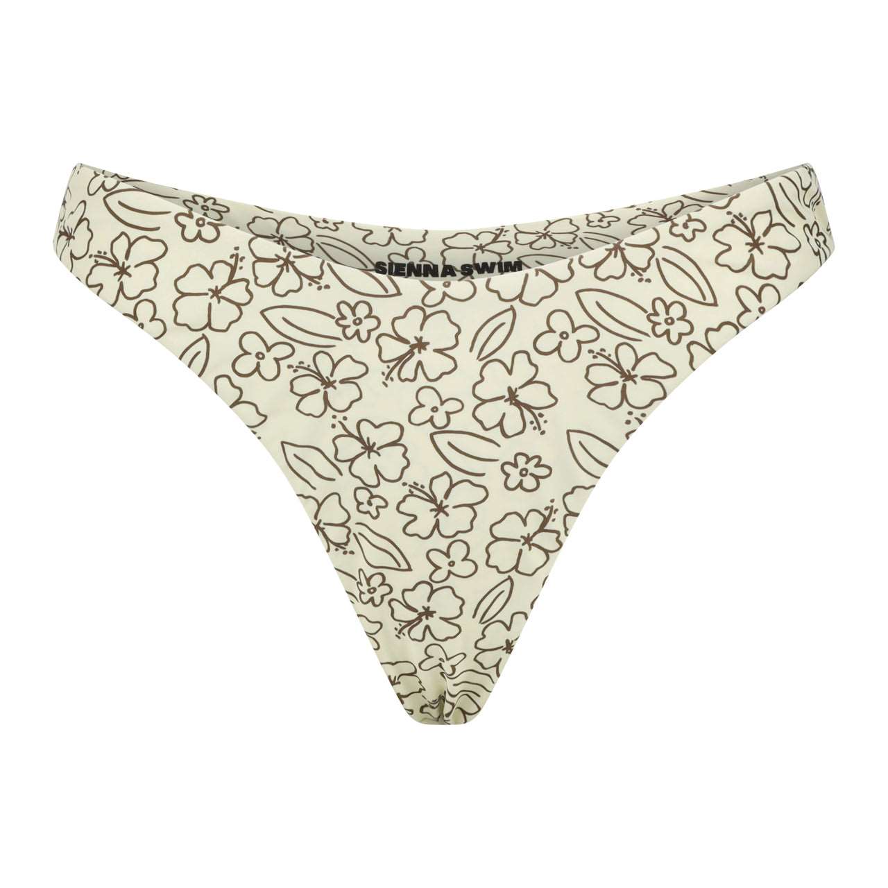 Rio Bottom - Hawaiian Cream with Mocha – Sienna Swim