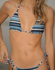 Nalo Top - Blue Stripes