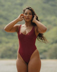 Avila One Piece - Cherry Wine