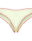 Bows Bottom - Cream with cherry bows