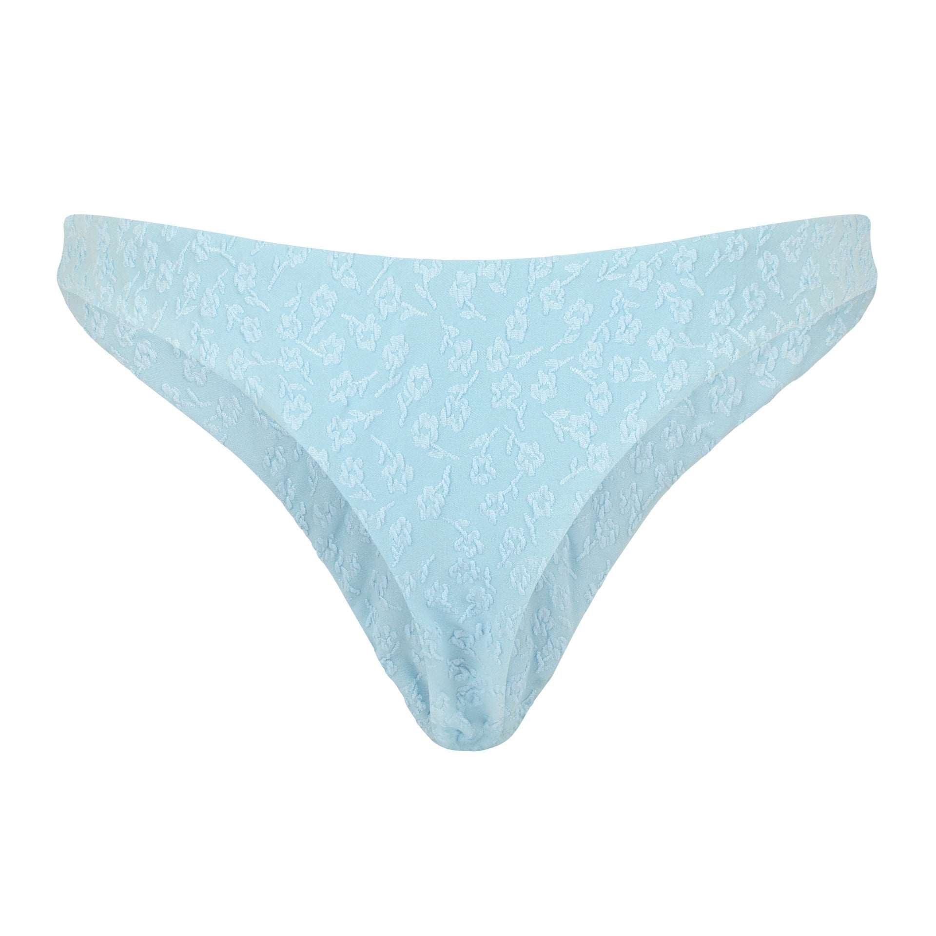 Rio Bottom - Textured Floral / Sky Blue