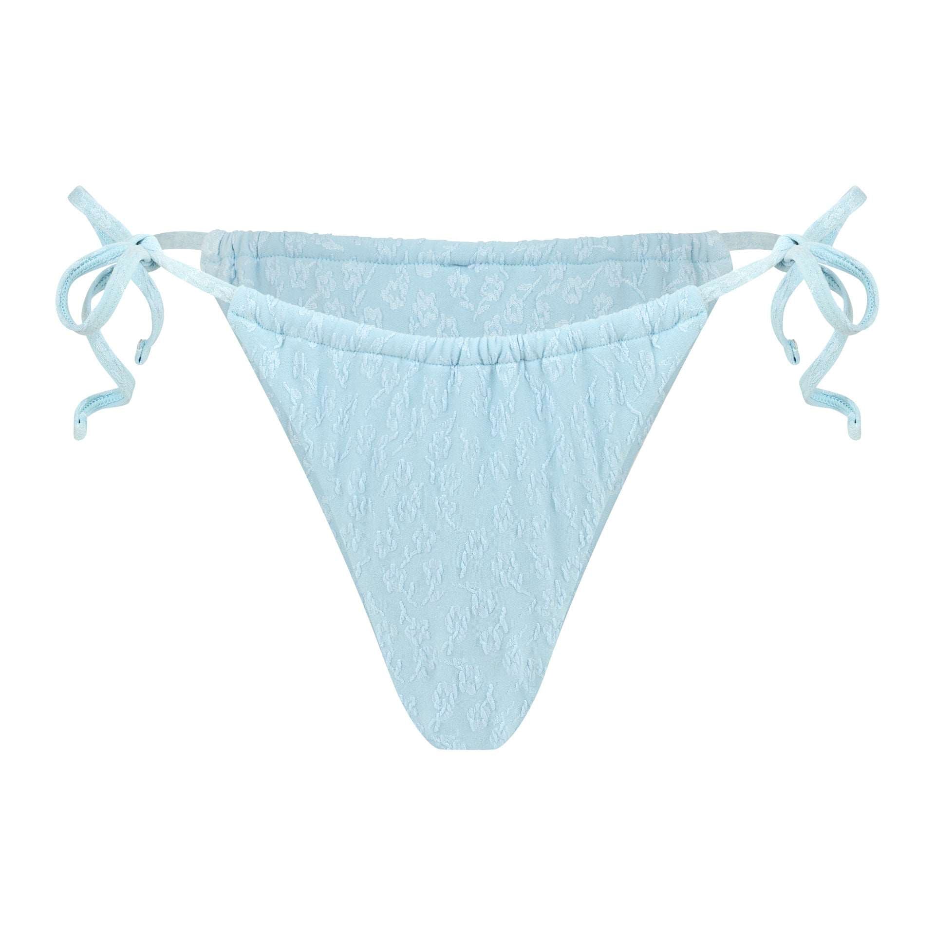 Nalo Bottom - Textured Floral / Sky Blue