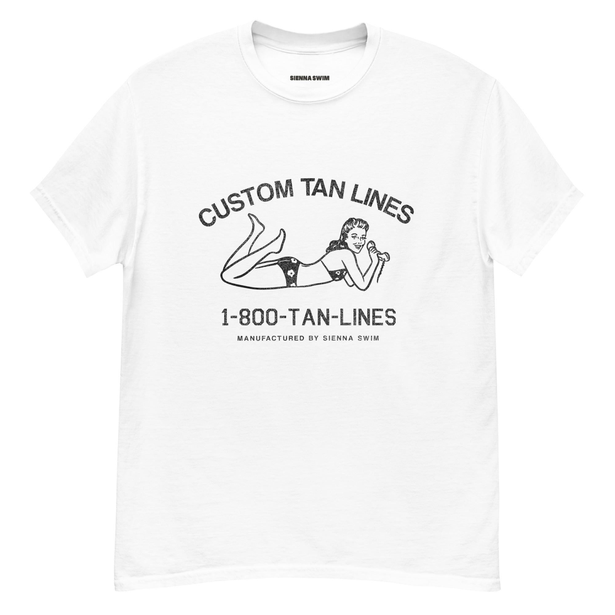 Outerwear: &quot;Custom Tan Lines&quot; oversized t-shirt