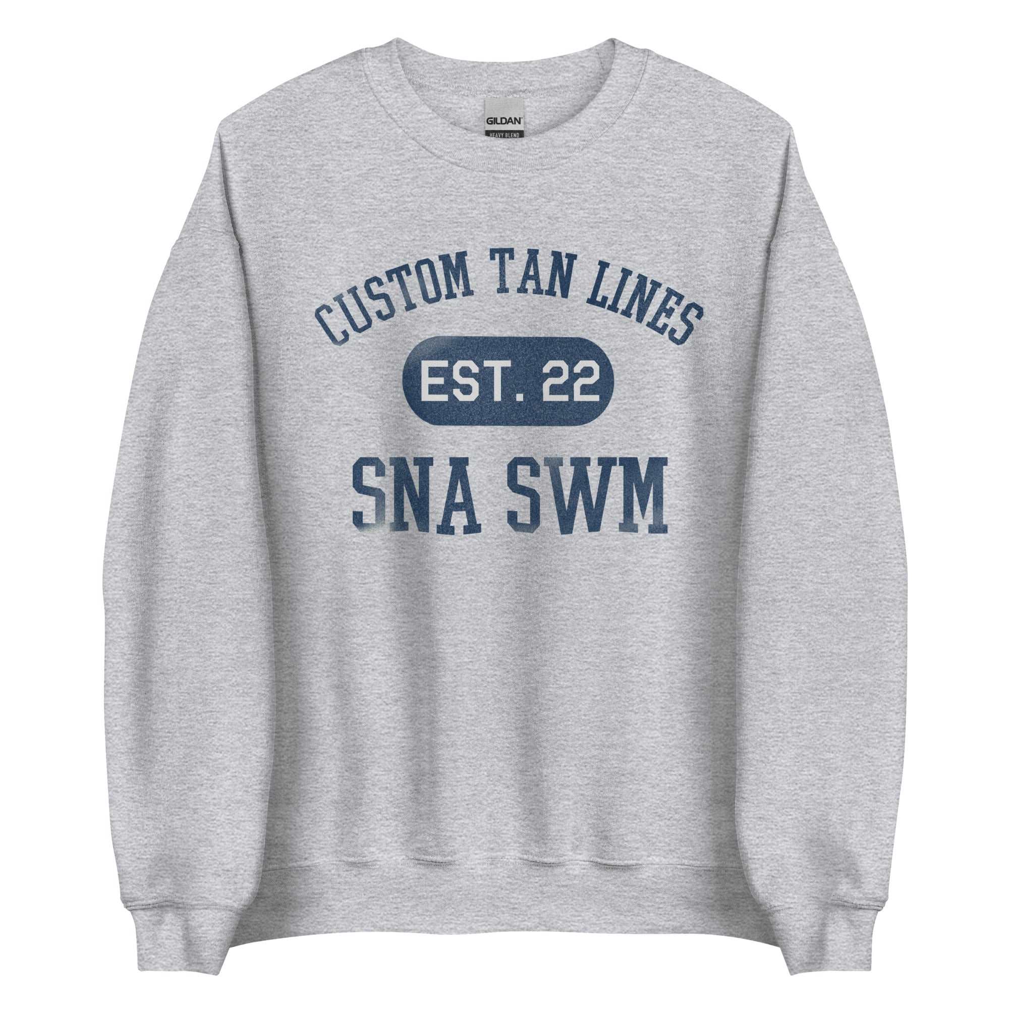 Outerwear: &quot;Custom Tan Lines” oversized sweatshirt